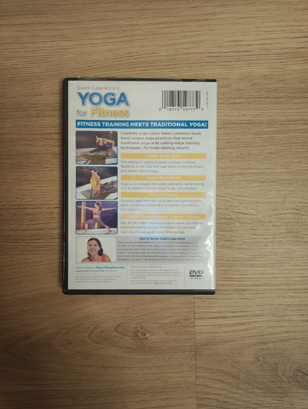 Gwen Lawrence's Yoga for Fitness DVD - Picture 2 of 3